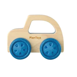 Houten auto - Timber Trail - Blauw