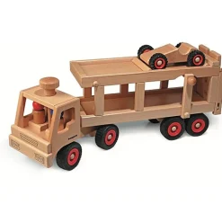 Houten Autotransporter - 45 cm