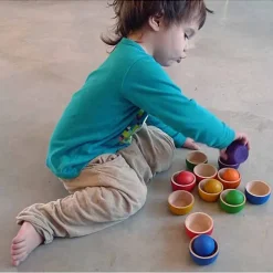Houten Bakjes En Balletjes - Bowls & Balls