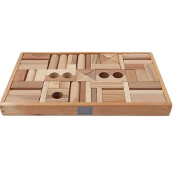 Houten Blokken Natural Tray | 54 Stuks