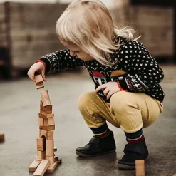 Houten Blokken Natural Tray | 54 Stuks