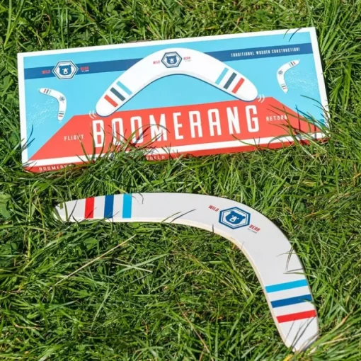 Houten boemerang - Wild Bear