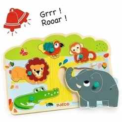 Houten geluidenpuzzel - Baobab