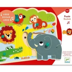 Houten geluidenpuzzel - Baobab