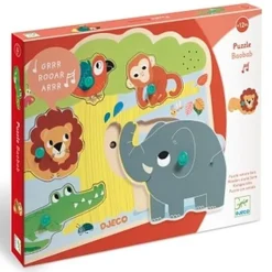 Houten geluidenpuzzel - Baobab