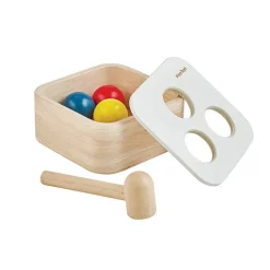 Houten Hamerbankje - Punch & Drop