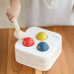 Houten Hamerbankje - Punch & Drop