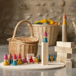 Houten Kabouterset Nins Tomten | Set Van 30