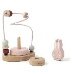 Houten kralenframe - Mrs. Rabbit