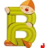 Houten Letter Clown - B