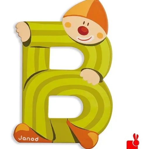 Houten Letter Clown - B