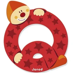 Houten Letter Clown - Q