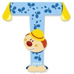 Houten Letter Clown - T