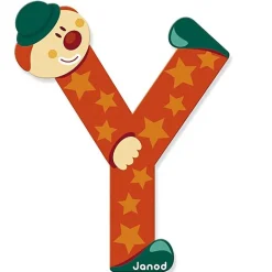Houten Letter Clown - Y