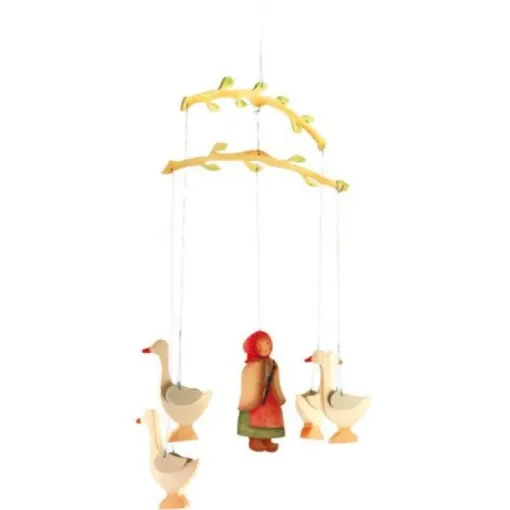 Houten mobiel - Ganzeliesel