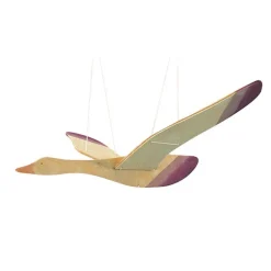 Houten Mobiel - Vogel Gekleurd