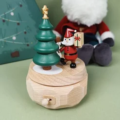 Houten Muziekdoos | We Wish You A Merry Christmas N°66