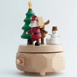 Houten Muziekdoos | We Wish You A Merry Christmas N°66