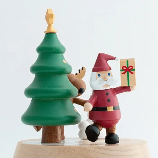 Houten Muziekdoos | We Wish You A Merry Christmas N°66