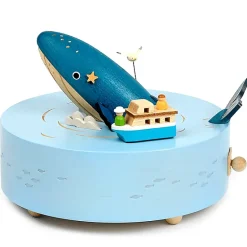 Houten Muziekdoos | Whale Watching N°32