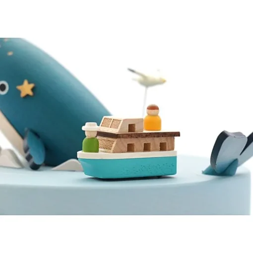 Houten Muziekdoos | Whale Watching N°32