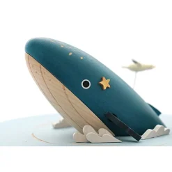 Houten Muziekdoos | Whale Watching N°32