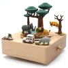 Houten Muziekdoos Safari N°45