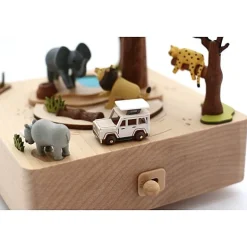 Houten Muziekdoos Safari N°45