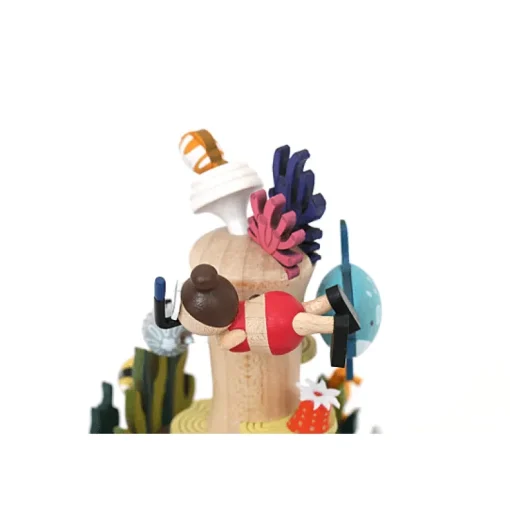 Houten Muziekdoos Snorkeling On Reef N°31