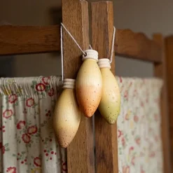 Houten ornamenten Nº 4 Glow Lamps - set van 3