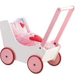 Houten Poppenwagen Harten