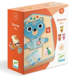 Houten Puzzel Dressup-Mix