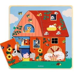Houten Puzzel Met 3 Niveaus | Chez Moo