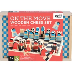 Houten Schaakset On The Move