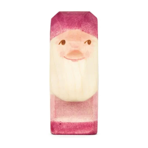 Houten speelfiguur - Dwerg violet