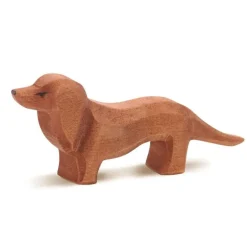 Houten speelfiguur - Teckel