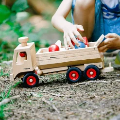 Houten Speelvoertuig LKW-Kipper
