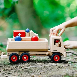 Houten Speelvoertuig LKW-Kipper