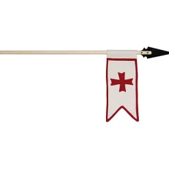 Houten Speer Met Vlag | 107 Cm