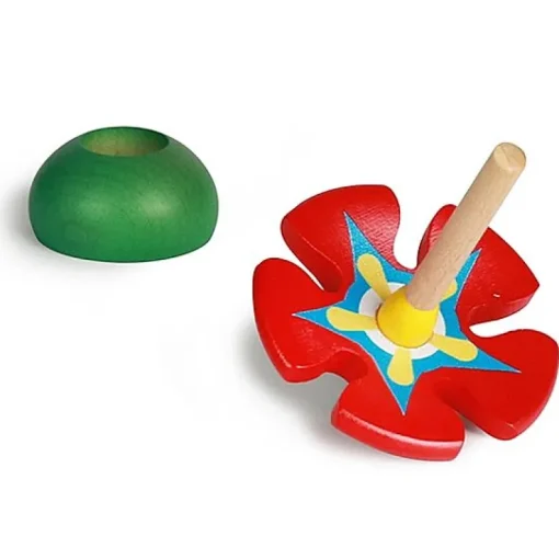 Houten tol - Toupie Flower 1023