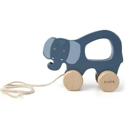 Houten Trekspeeltje - Mrs. Elephant