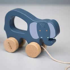 Houten Trekspeeltje - Mrs. Elephant
