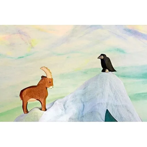 Houten Vogel - Raaf
