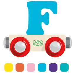 Houten Wagon Letter F