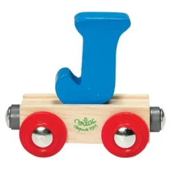 Houten Wagon Letter J