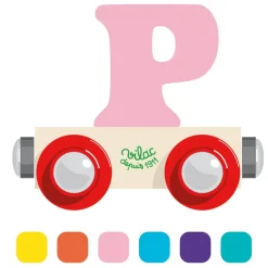 Houten Wagon Letter P