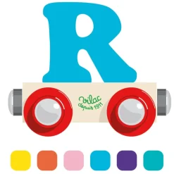 Houten Wagon Letter R