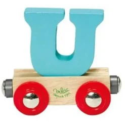 Houten Wagon Letter U