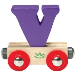 Houten Wagon Letter V