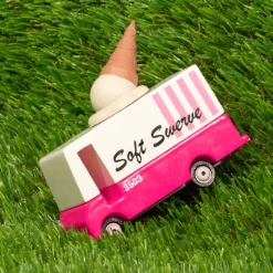 Ice Cream Van (F708) 8,4X4,1X6,5Cm, Wooden Diecast, In Giftbox,